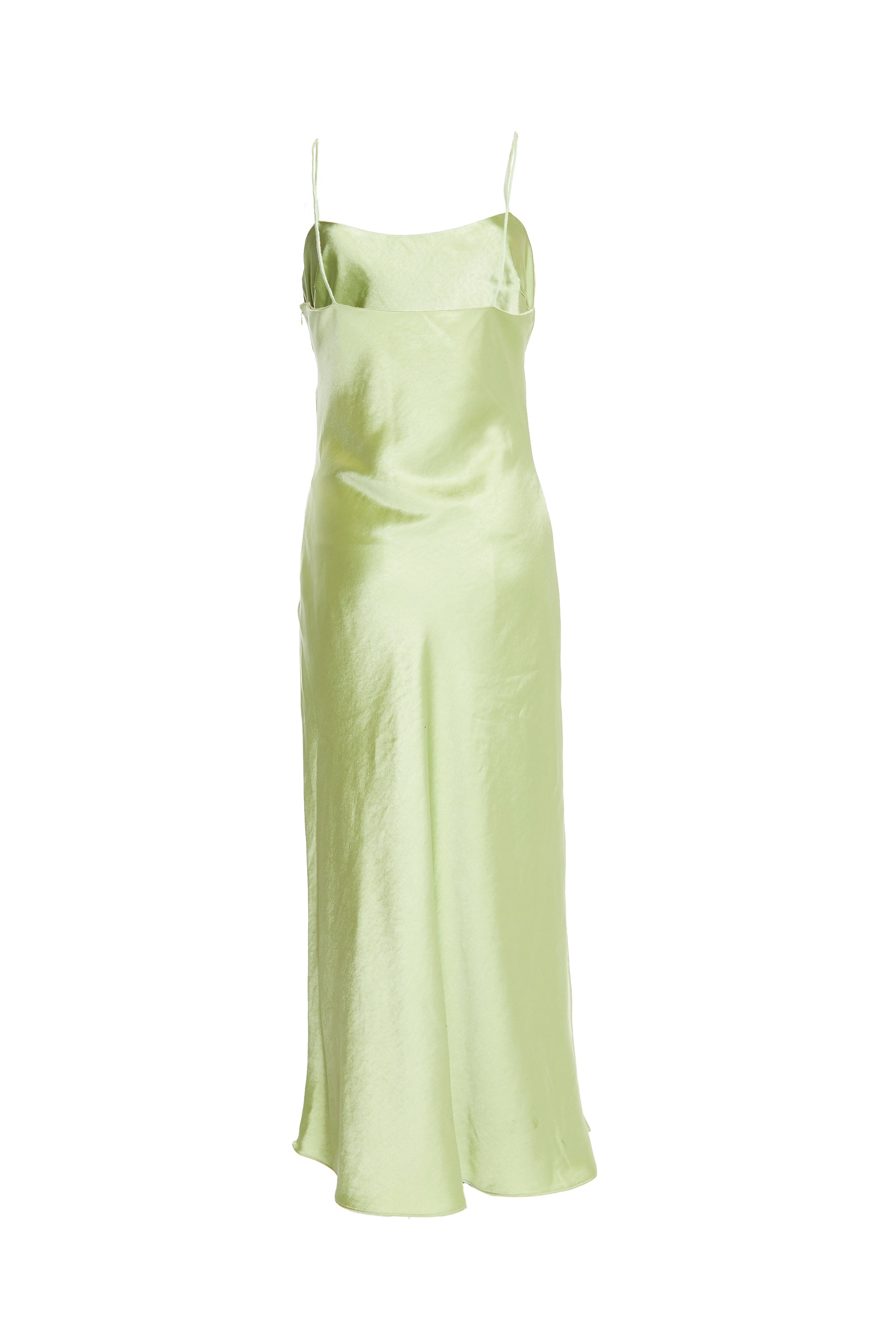 Lime slip cheap dress