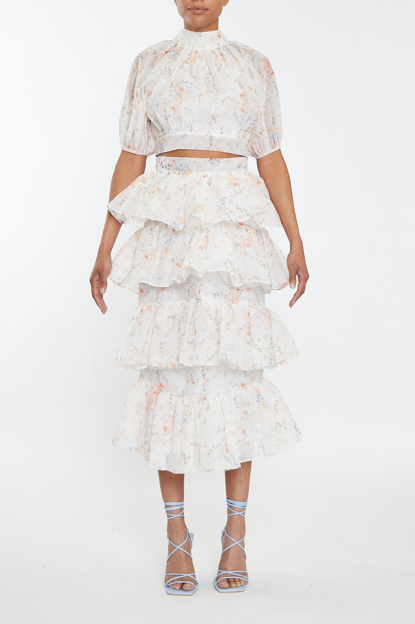 Ruffle 2025 organza skirt